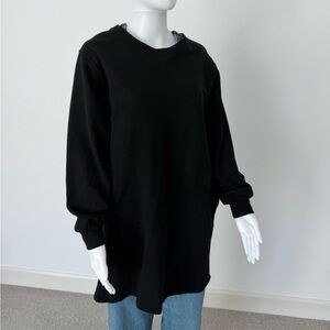 Maternity Time and Tru Black Crew Neck Sweater
